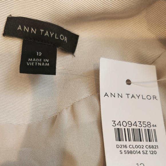 Ann Taylor, size 12, ivory - Picture 6 of 10